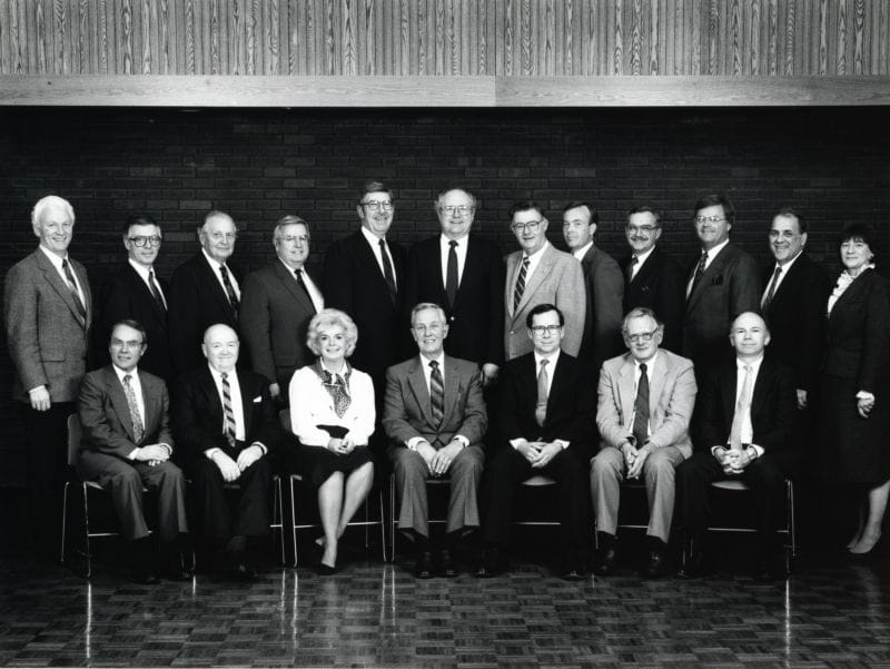 Portrait of SUNY Niagara Foundation Board of Directors, 1987
