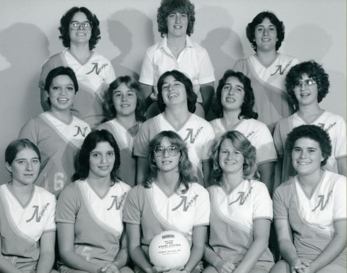 SUNY Niagara Women's Volleyball Team, circa 1980