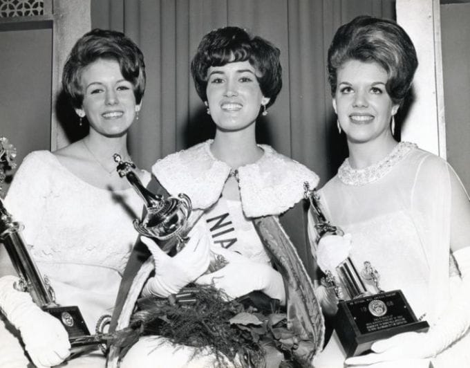 SUNY Niagara Nursing student Darcy Williamson winning the Miss Niagara pageant, 1968
