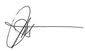 President Murabito's signature