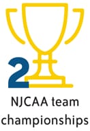 2 NJCAA team championships