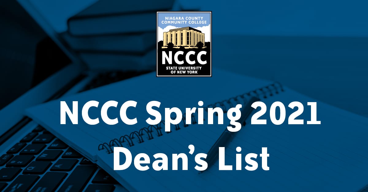 SUNY Niagara Spring 2021 Dean's List