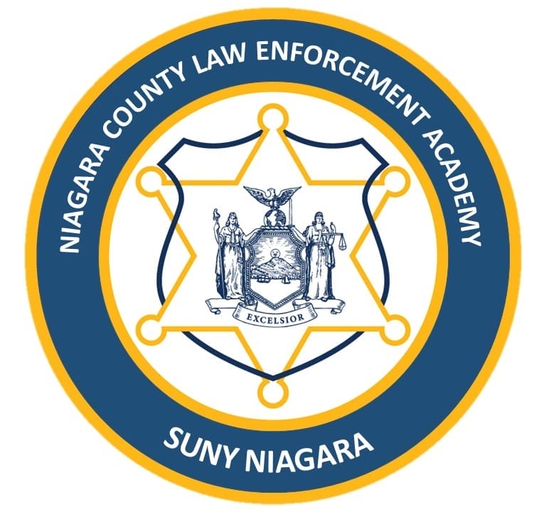 SUNY Niagara Blue and Yellow Police Academy Logo